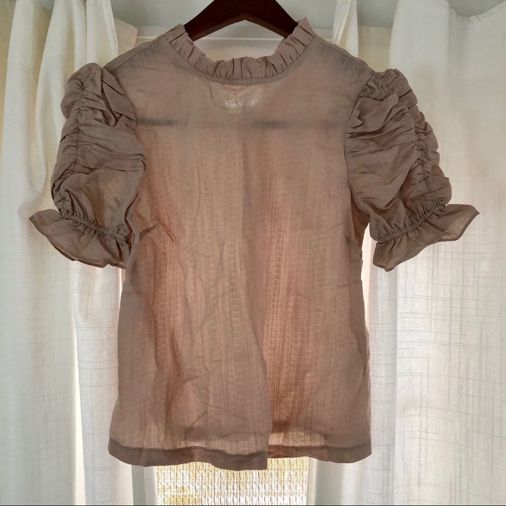 Anthropologie Moon River Maddie Textured pullover